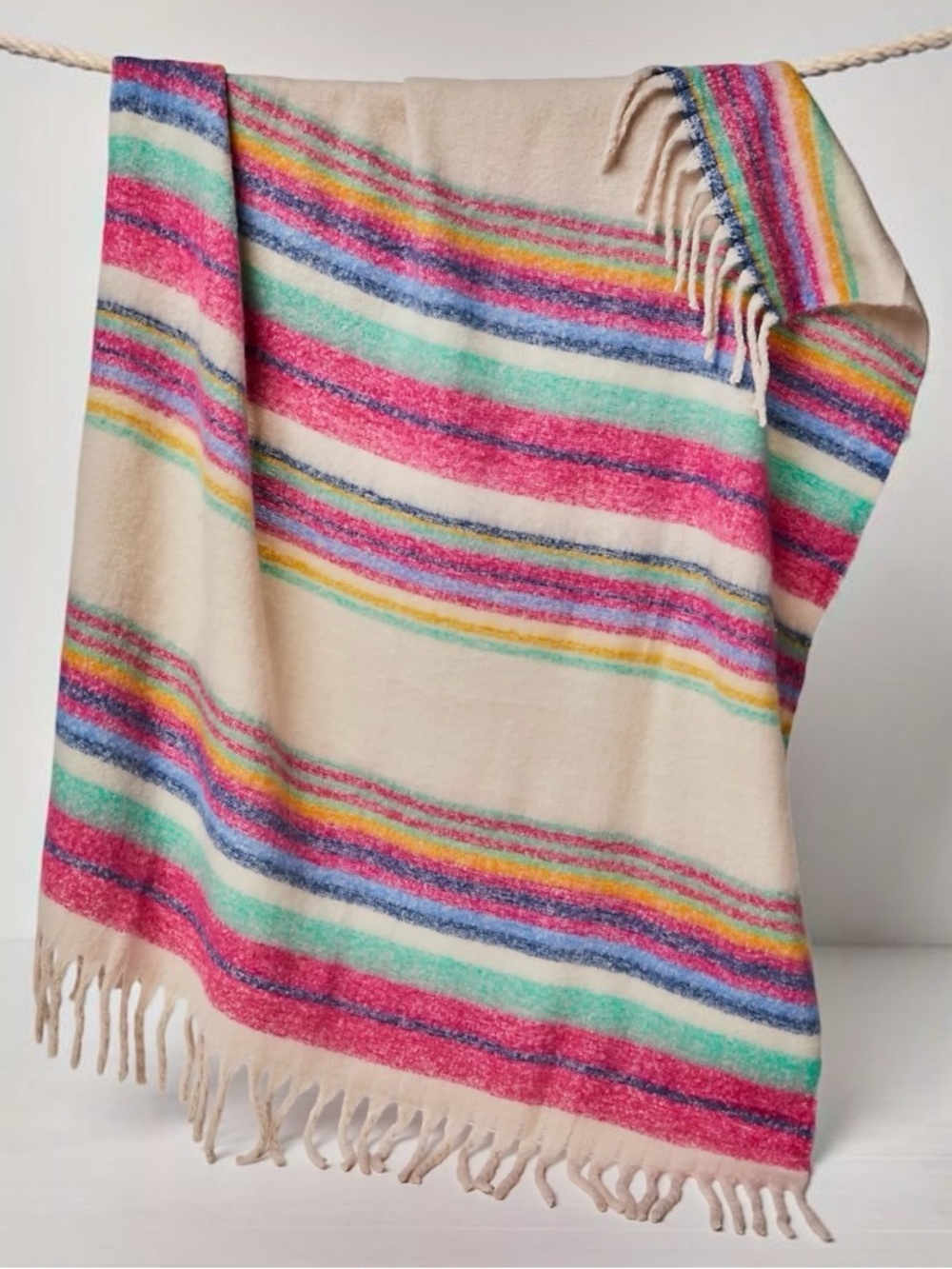 Free People Fringe Throw Blanket